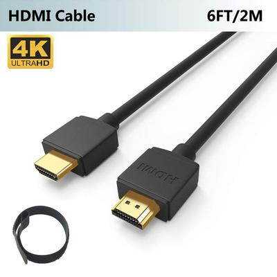 Thin HDMI Cable 6ft for Nintendo Switch,FOINNEX High Speed HDMI 1.4 Slim Cord with Cable Tie,Support