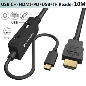 USB C to HDMI 30FT Cable (Charging).Thunderbolt 3 TV HDMI Converter Cord/Samsung Dex Cable for Galax