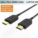 New Product 3D 8K 60Hz HDMI to HDMI Cable 0.5m 1m 1.5m 2m 3m 4m High Speed with Ethernet for HDTV