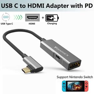 USB C to HDMI Adapter with Charging Power for Galaxy S9/S8/S10 Plus,Note 8,Note 9 as Samsung Dex Sta